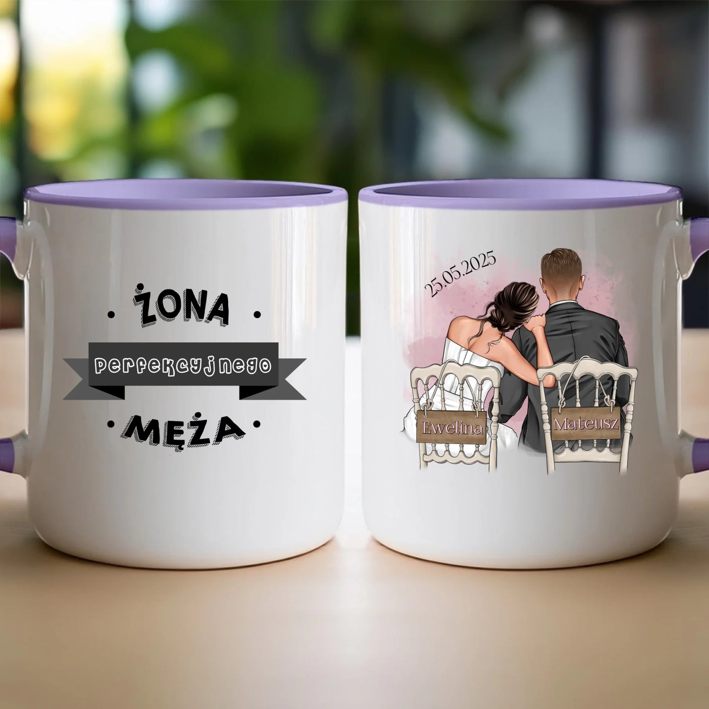 Kubek personalizowany dla młodej pary #370