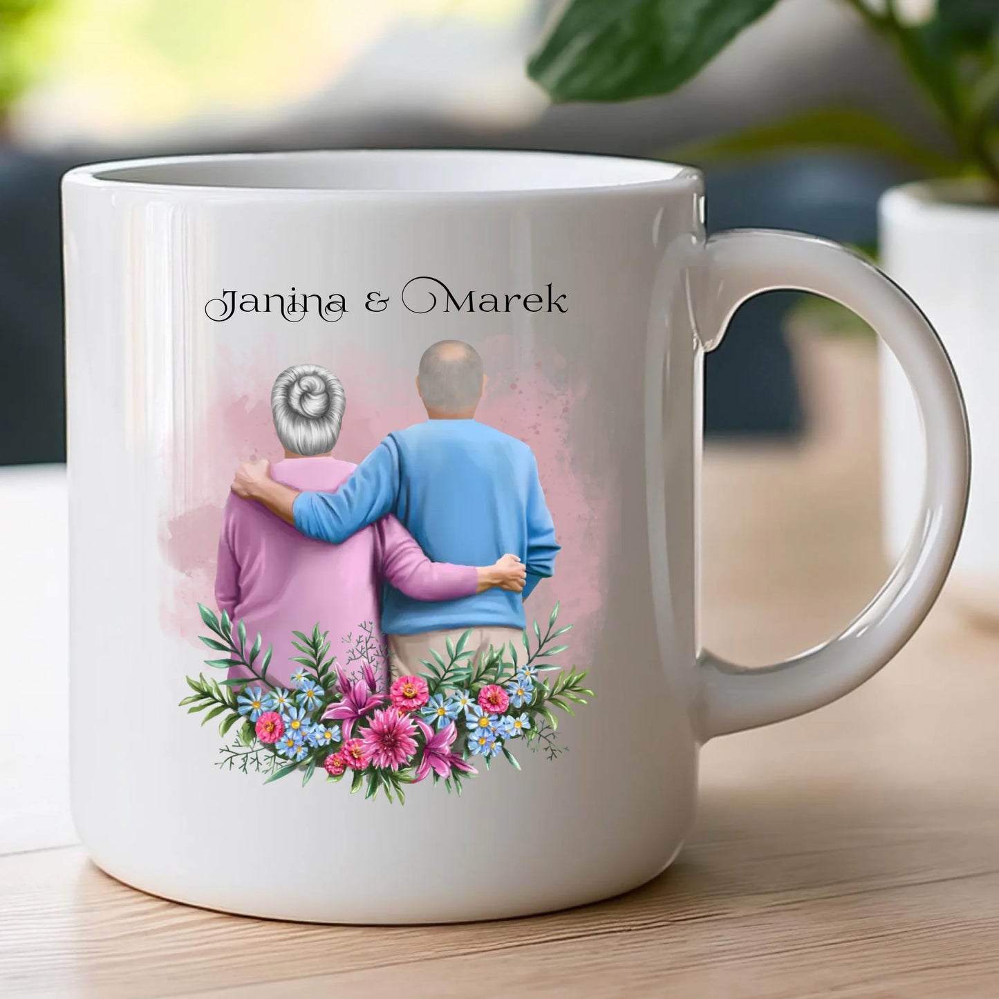 Kubek personalizowany dla babci i dziadka #605