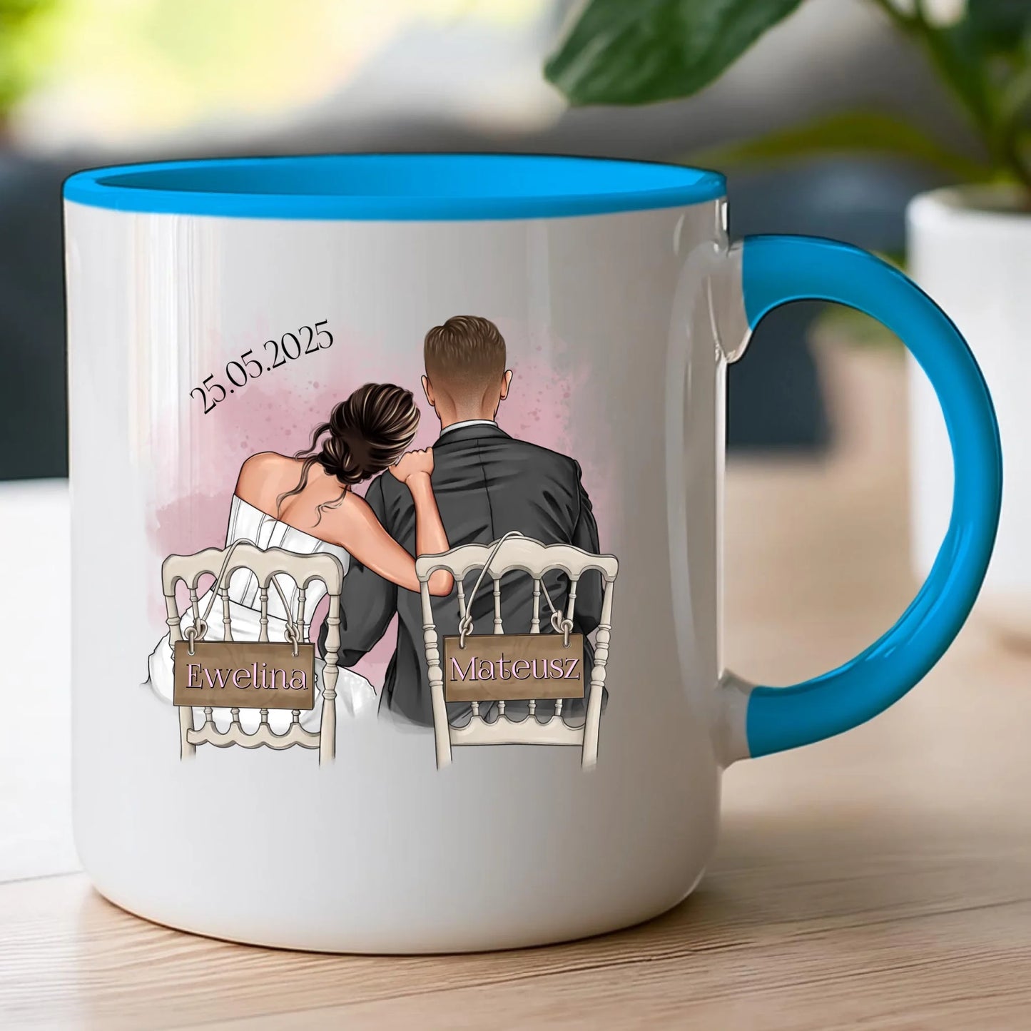 Kubek personalizowany dla młodej pary #370