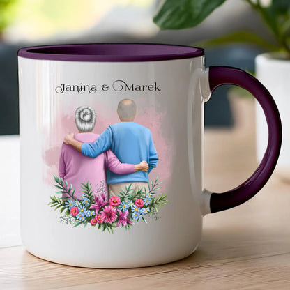 Kubek personalizowany dla babci i dziadka #605
