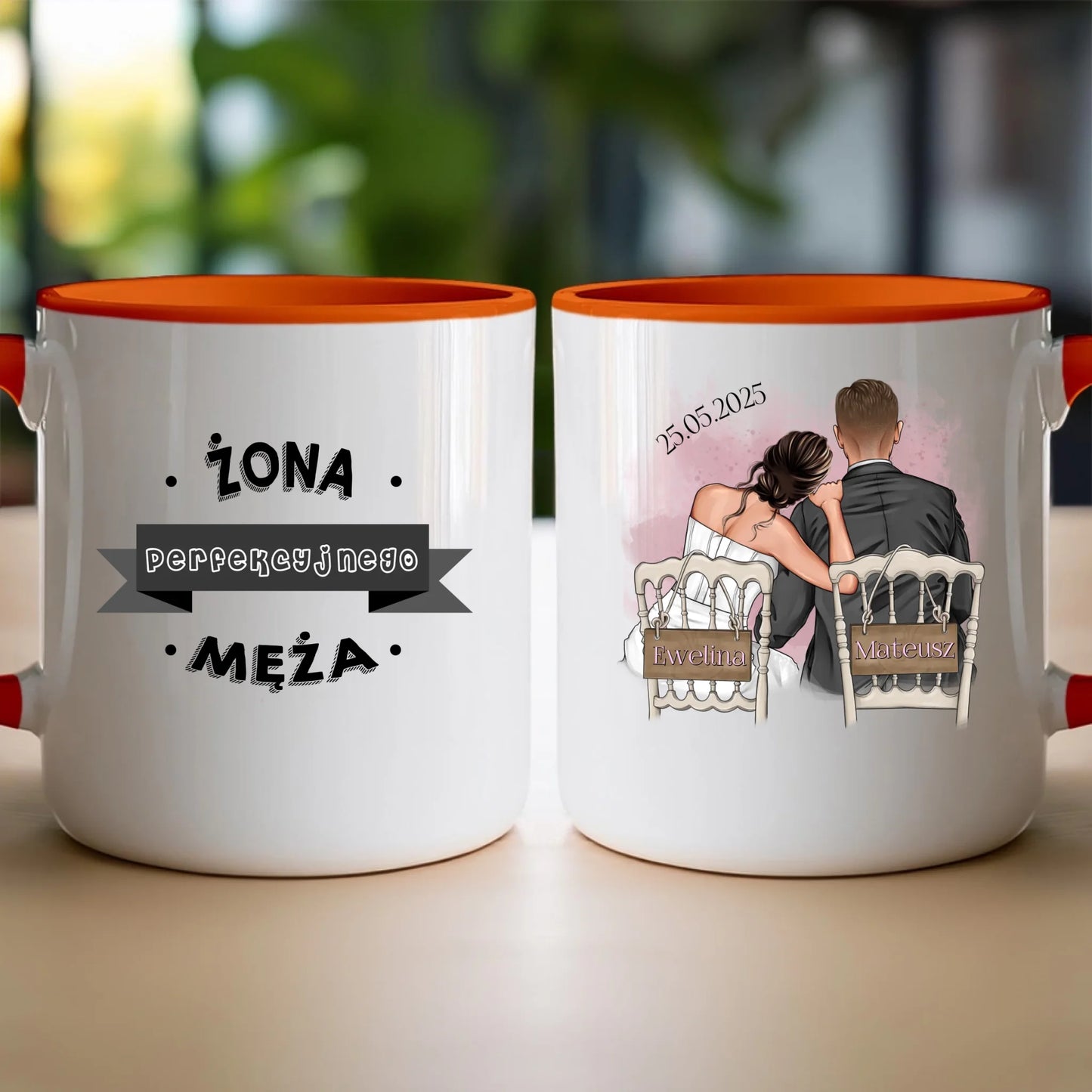 Kubek personalizowany dla młodej pary #370