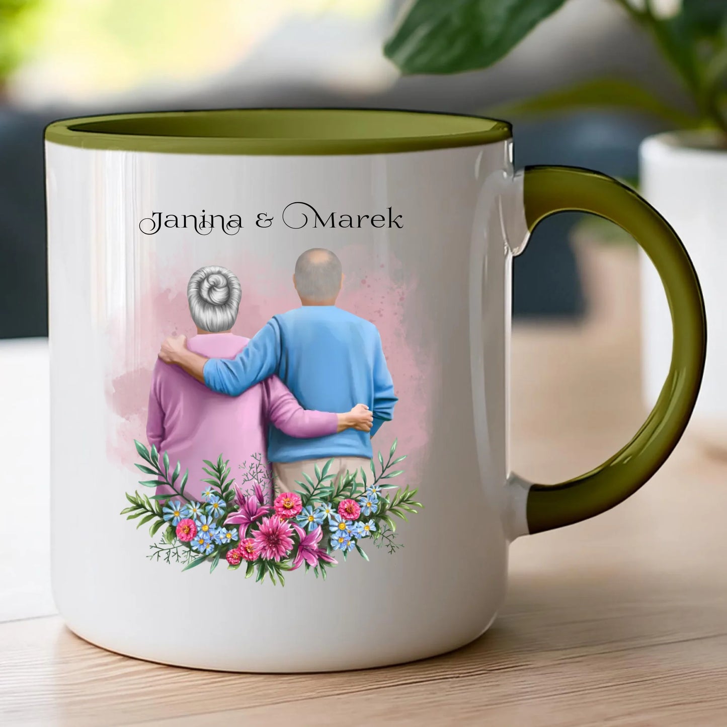 Kubek personalizowany dla babci i dziadka #605