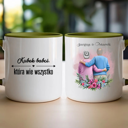 Kubek personalizowany dla babci i dziadka #605