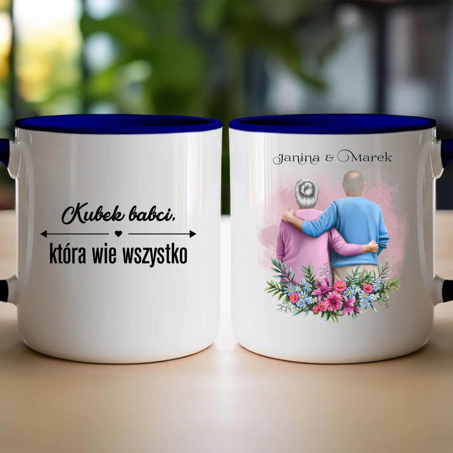 Kubek personalizowany dla babci i dziadka #605