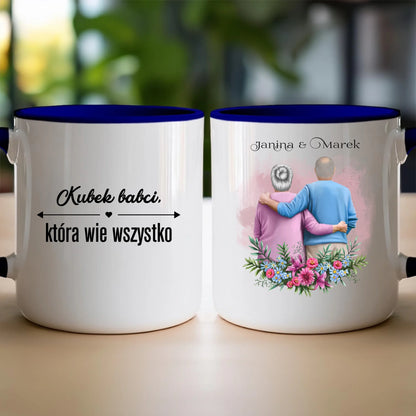 Kubek personalizowany dla babci i dziadka #605