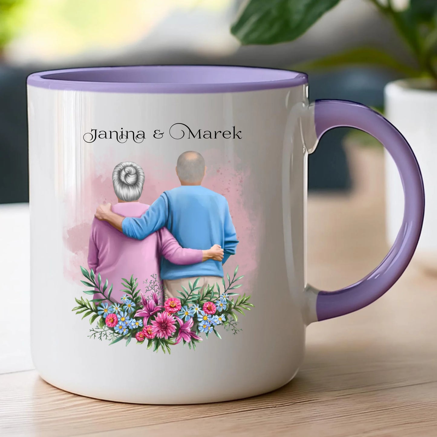 Kubek personalizowany dla babci i dziadka #605
