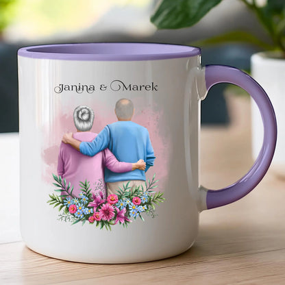 Kubek personalizowany dla babci i dziadka #605