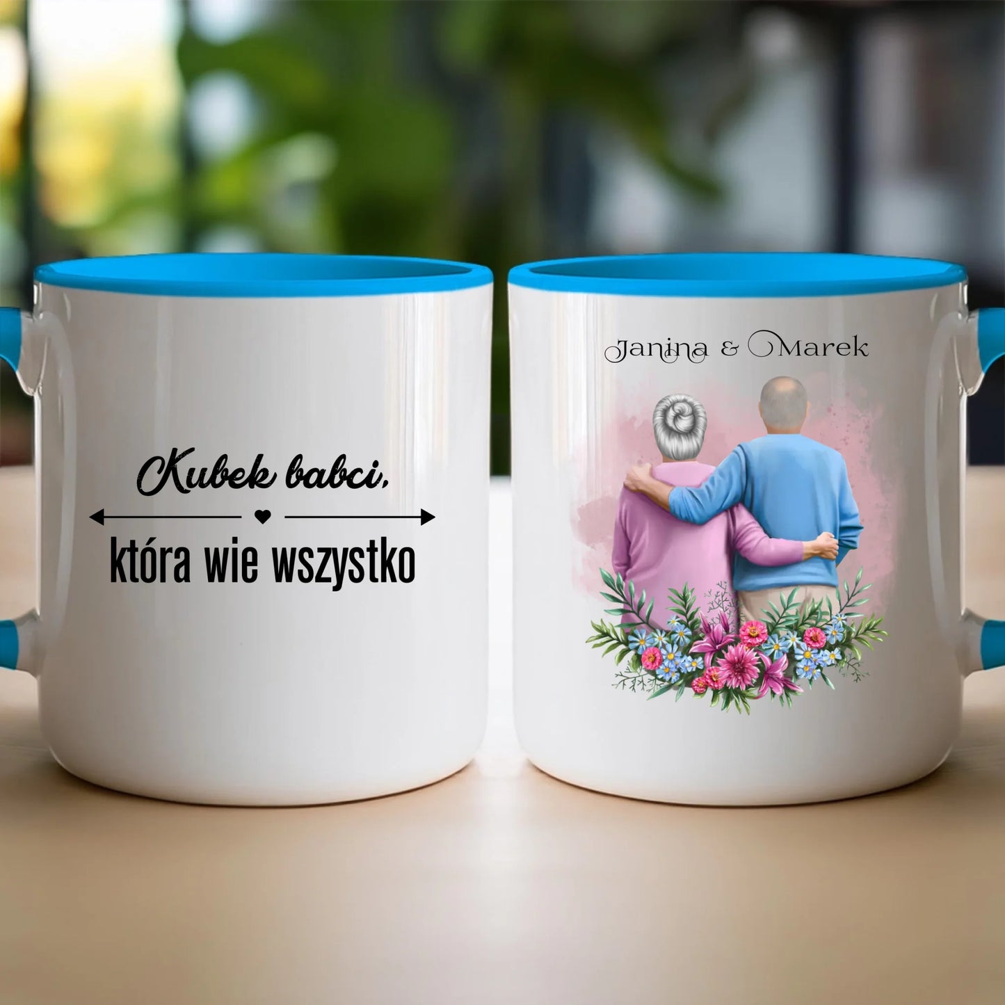 Kubek personalizowany dla babci i dziadka #605