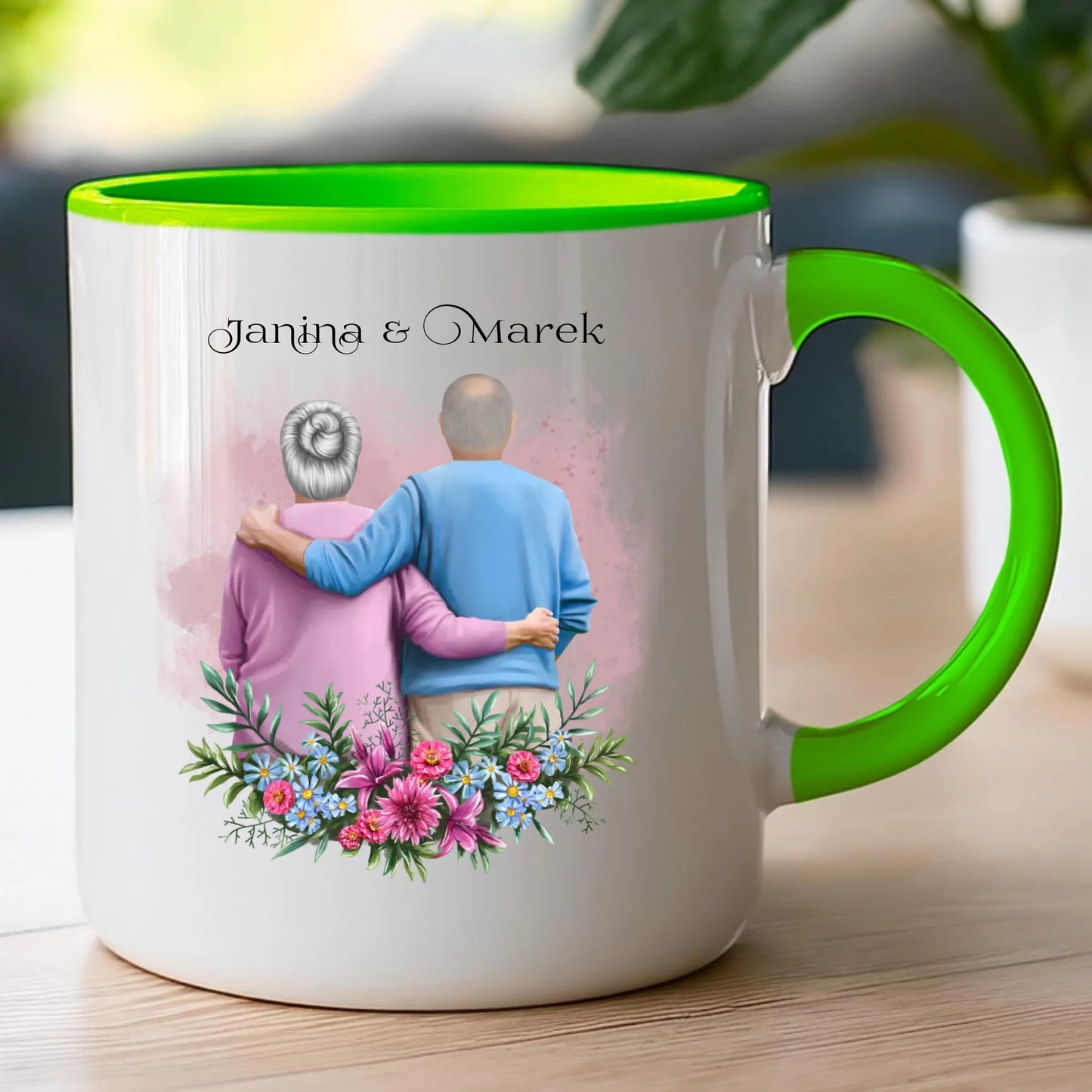 Kubek personalizowany dla babci i dziadka #605