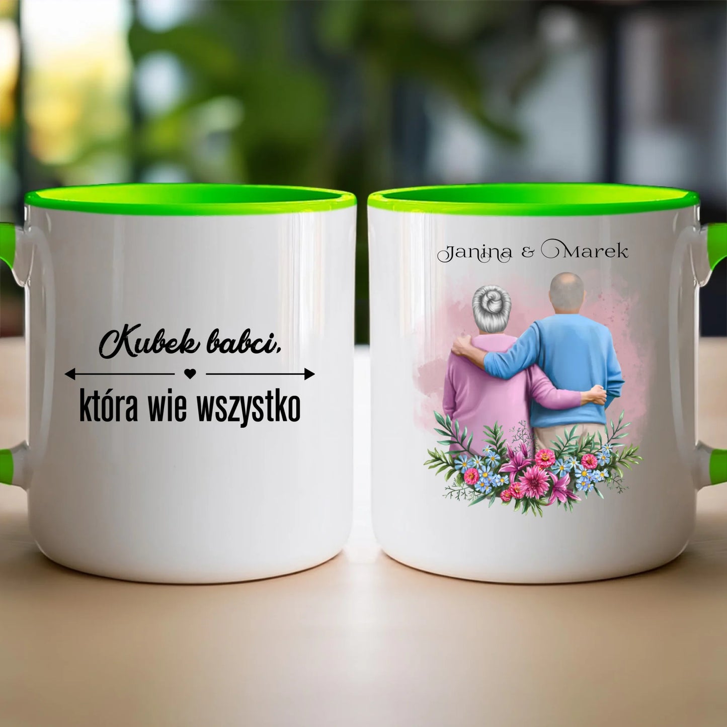 Kubek personalizowany dla babci i dziadka #605