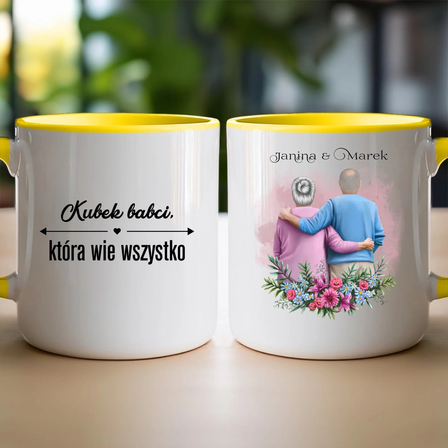 Kubek personalizowany dla babci i dziadka #605