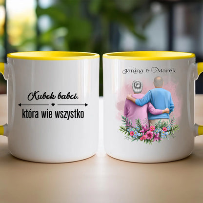 Kubek personalizowany dla babci i dziadka #605