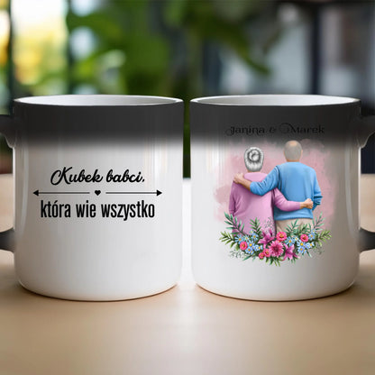 Kubek personalizowany dla babci i dziadka #605