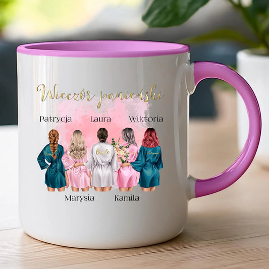 Kubek personalizowany dla przyjaciółek - wieczór panieński #161