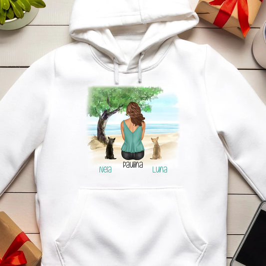 Bluza personalizowana dla Kobiety - psy i koty #519