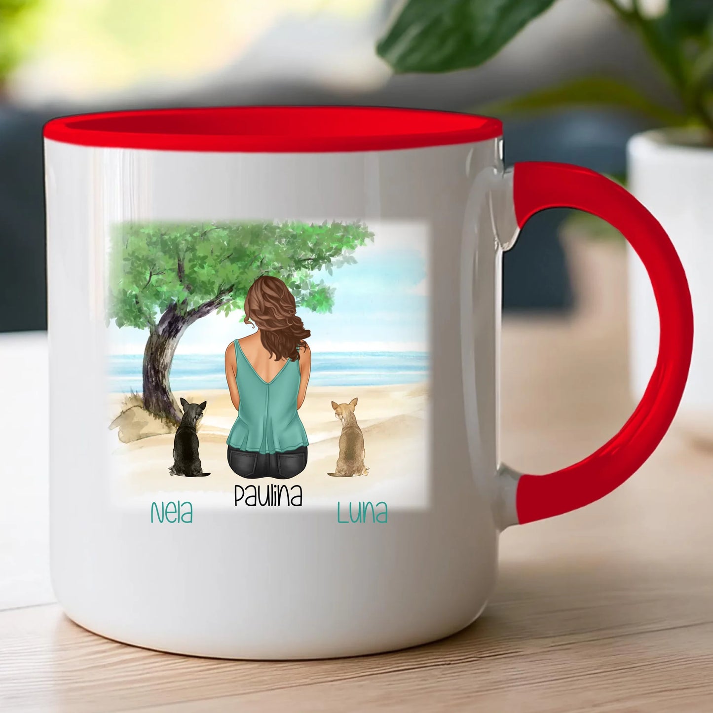 Kubek personalizowany dla Kobiety - psy i koty #519