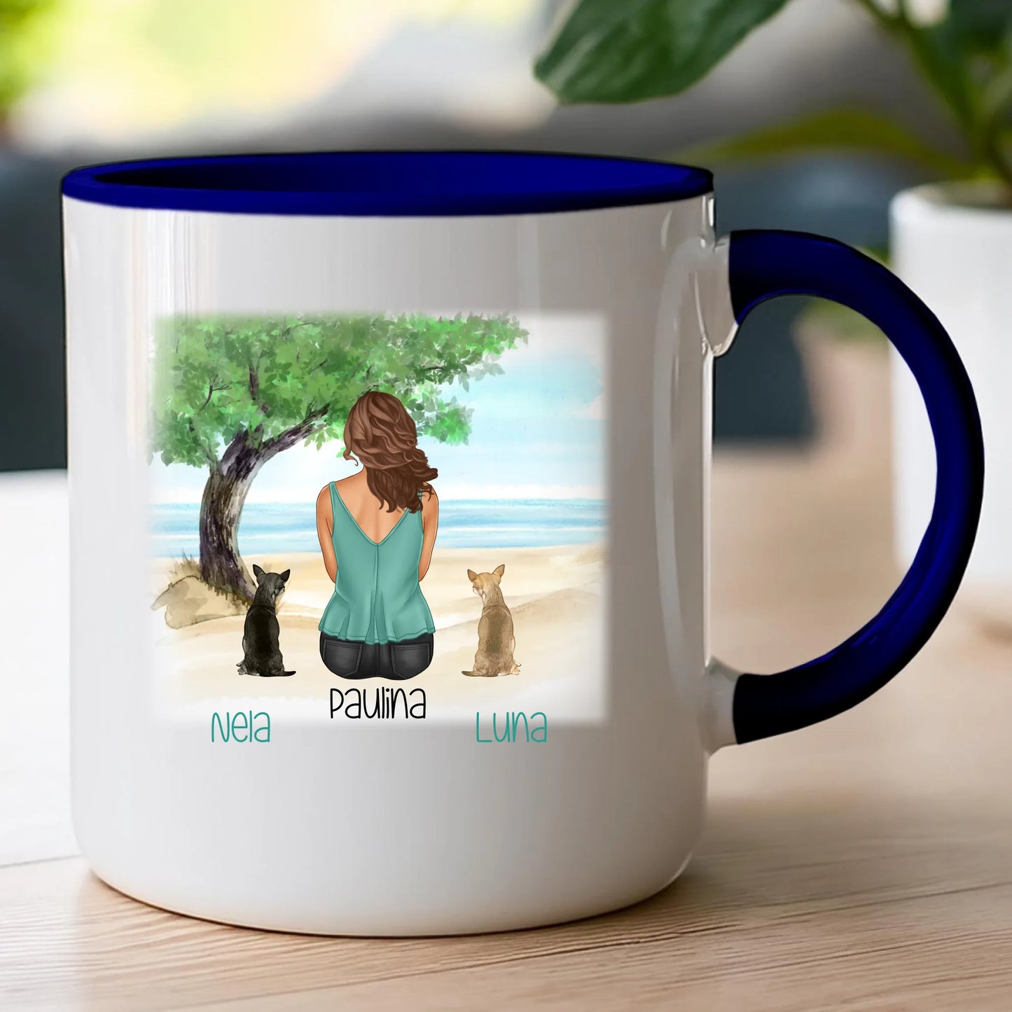 Kubek personalizowany dla Kobiety - psy i koty #519
