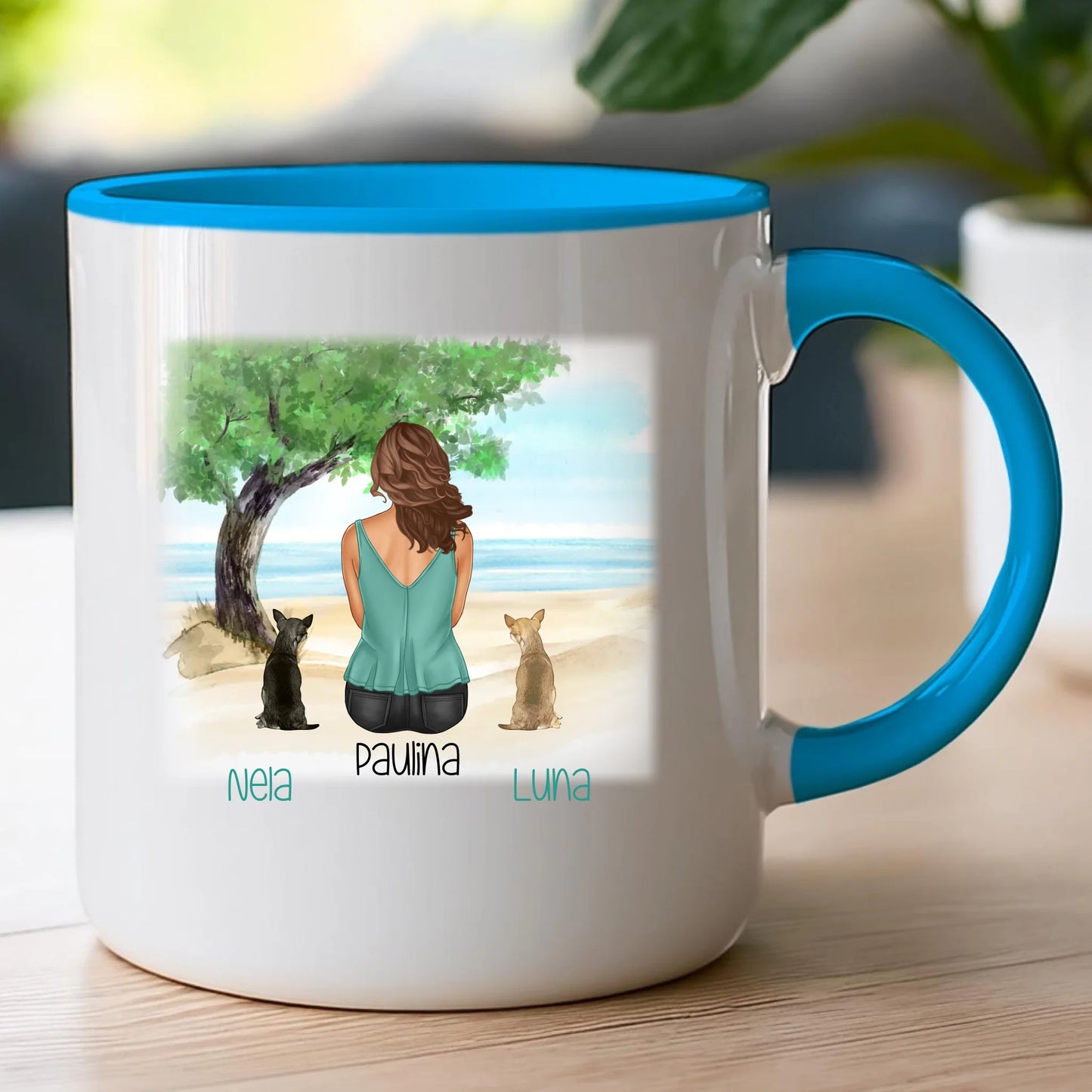 Kubek personalizowany dla Kobiety - psy i koty #519