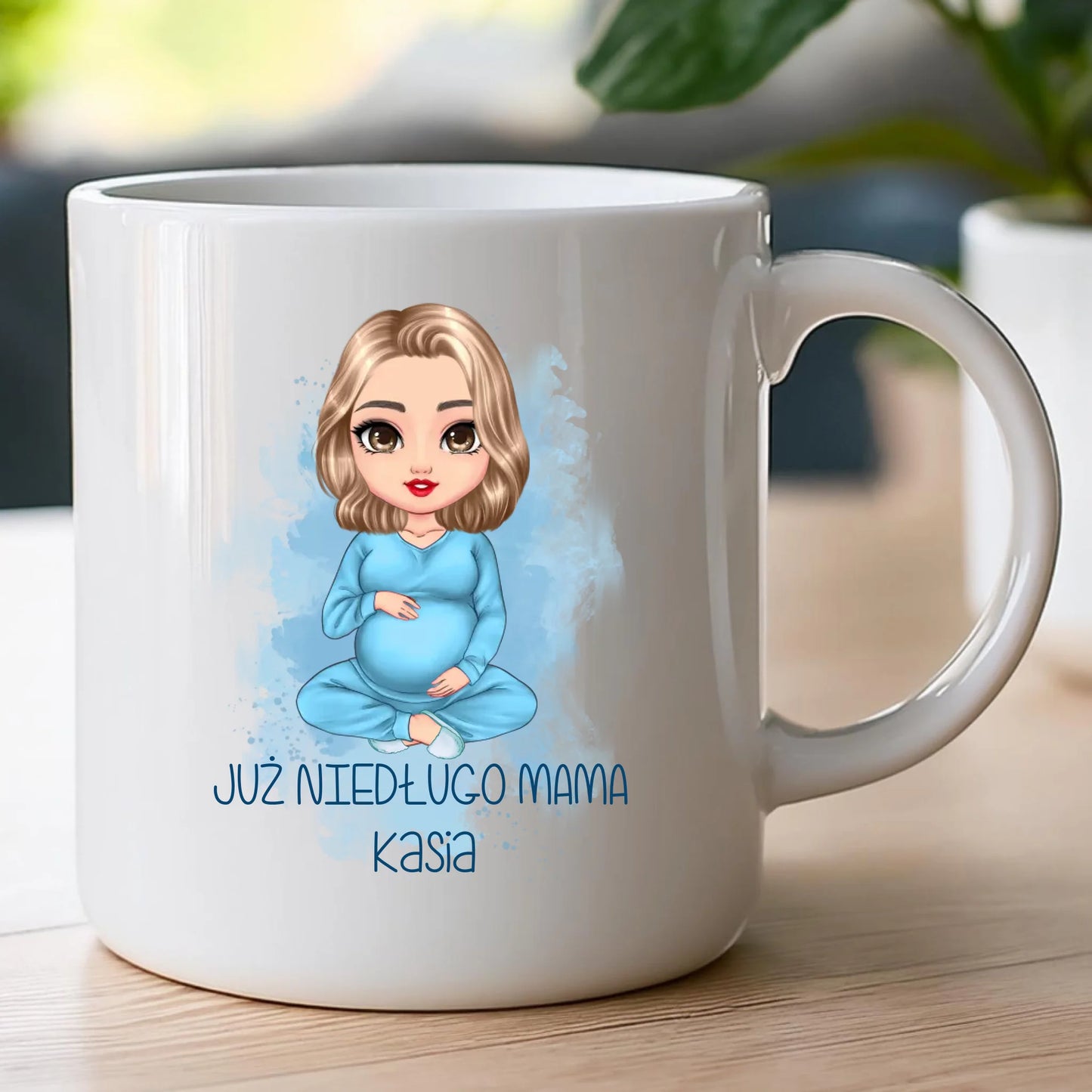 Kubek personalizowany dla kobiety - przyszła mama #520