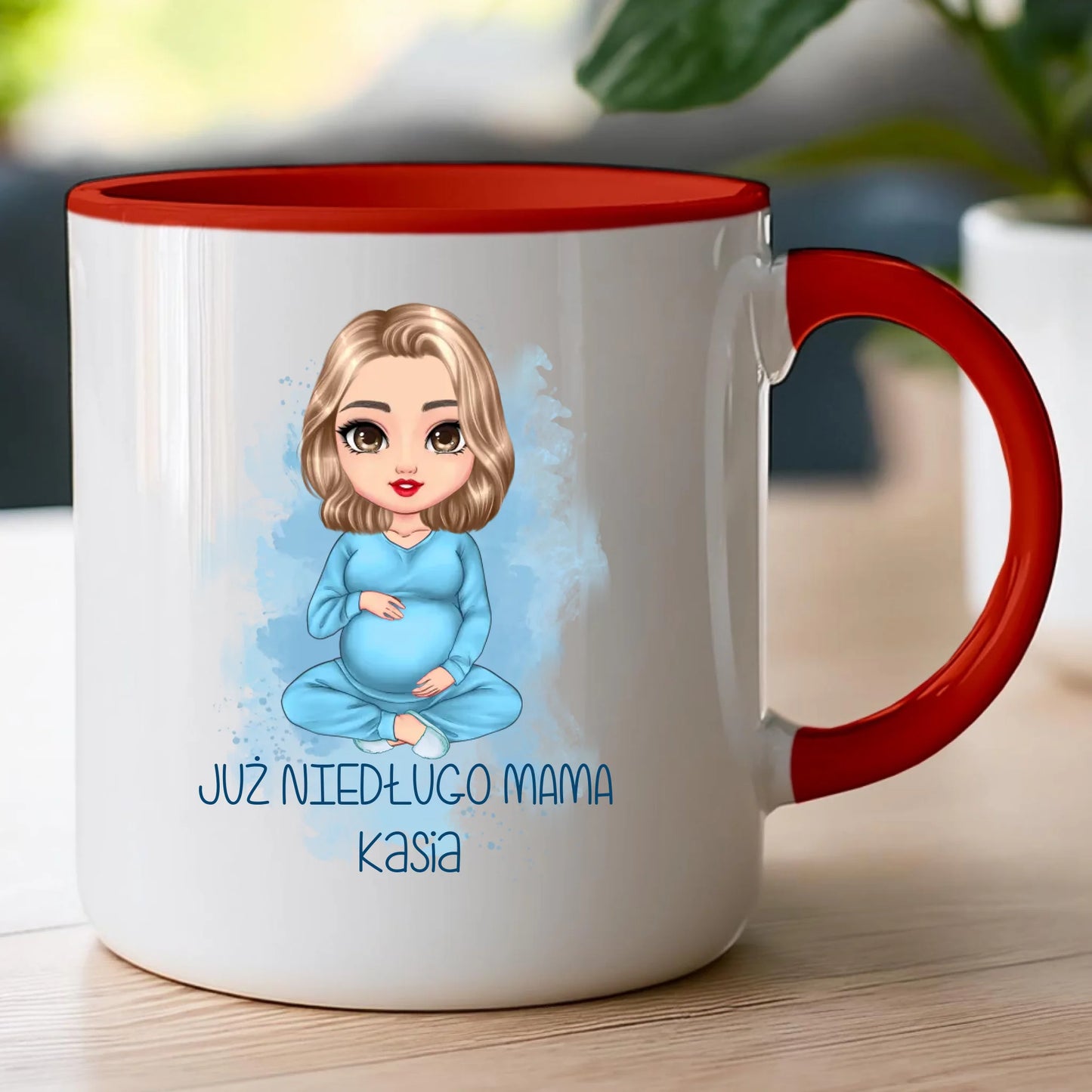 Kubek personalizowany dla kobiety - przyszła mama #520