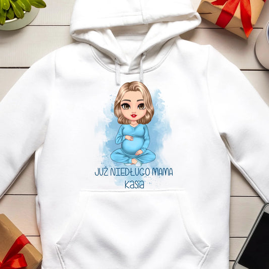 Bluza personalizowana dla kobiety - przyszła mama #520