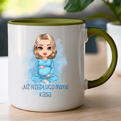 Kubek personalizowany dla kobiety - przyszła mama #520