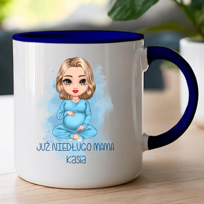 Kubek personalizowany dla kobiety - przyszła mama #520