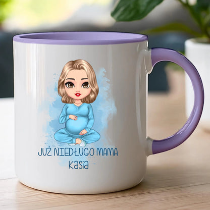 Kubek personalizowany dla kobiety - przyszła mama #520