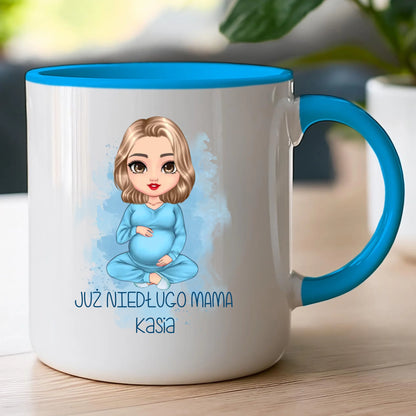 Kubek personalizowany dla kobiety - przyszła mama #520