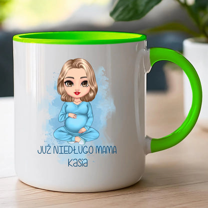 Kubek personalizowany dla kobiety - przyszła mama #520