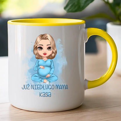 Kubek personalizowany dla kobiety - przyszła mama #520