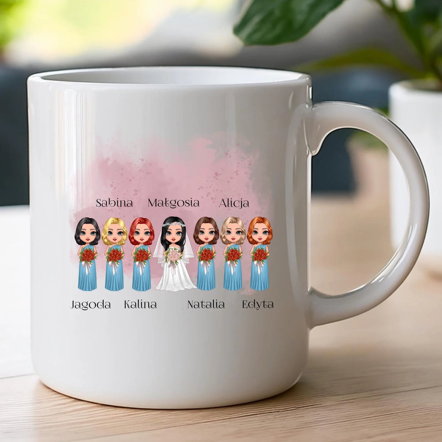 Kubek personalizowany dla przyjaciółek - ślub #138