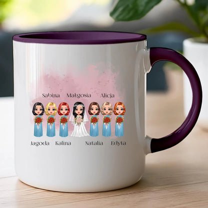 Kubek personalizowany dla przyjaciółek - ślub #138