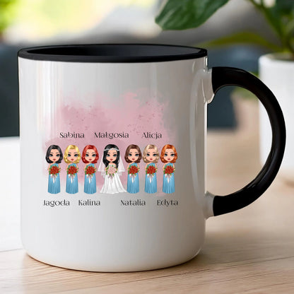 Kubek personalizowany dla przyjaciółek - ślub #138