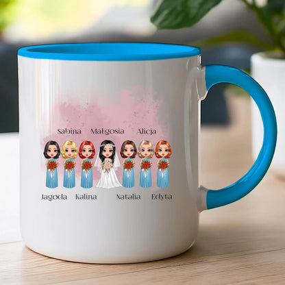 Kubek personalizowany dla przyjaciółek - ślub #138