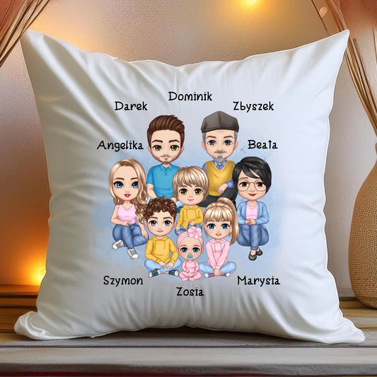 Poduszka personalizowana dla rodziny #818