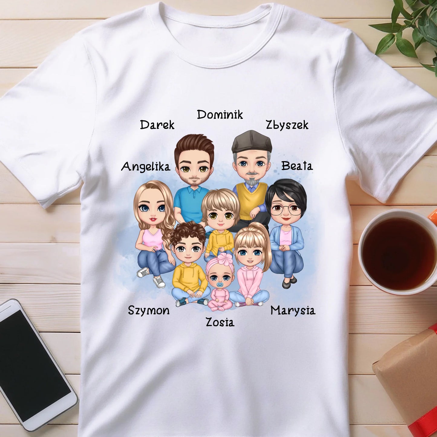 Koszulka personalizowana dla rodziny #818