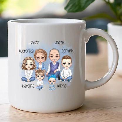 Kubek personalizowany dla babci i dziadka #604
