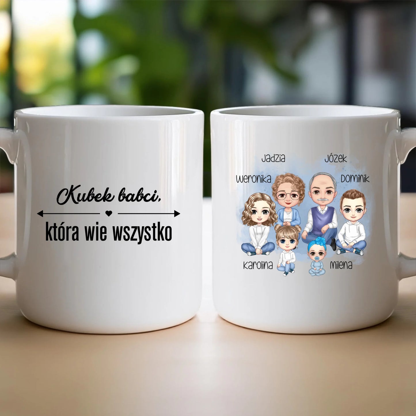 Kubek personalizowany dla babci i dziadka #604