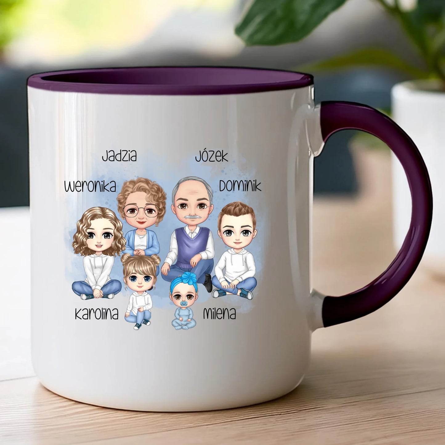 Kubek personalizowany dla babci i dziadka #604
