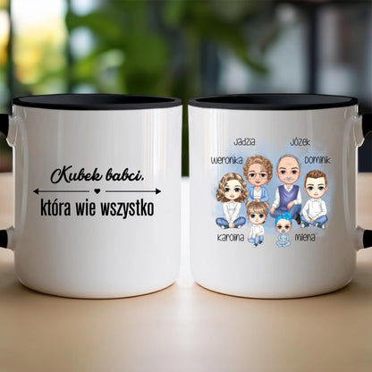 Kubek personalizowany dla babci i dziadka #604