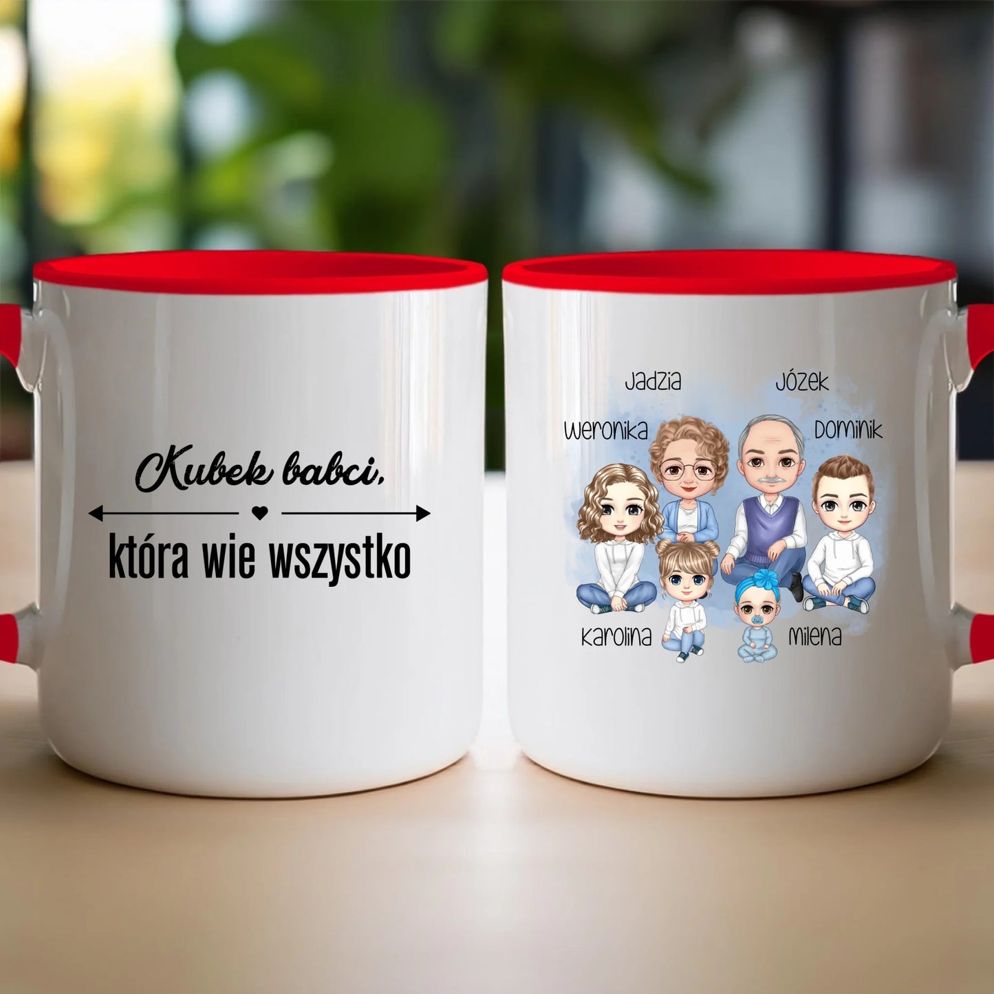 Kubek personalizowany dla babci i dziadka #604