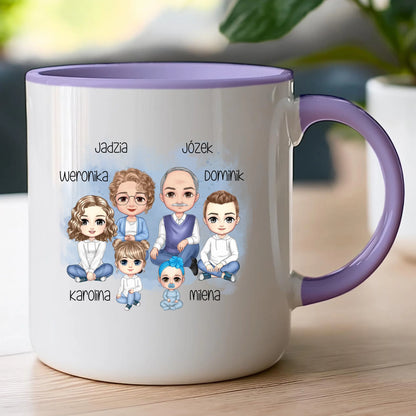 Kubek personalizowany dla babci i dziadka #604