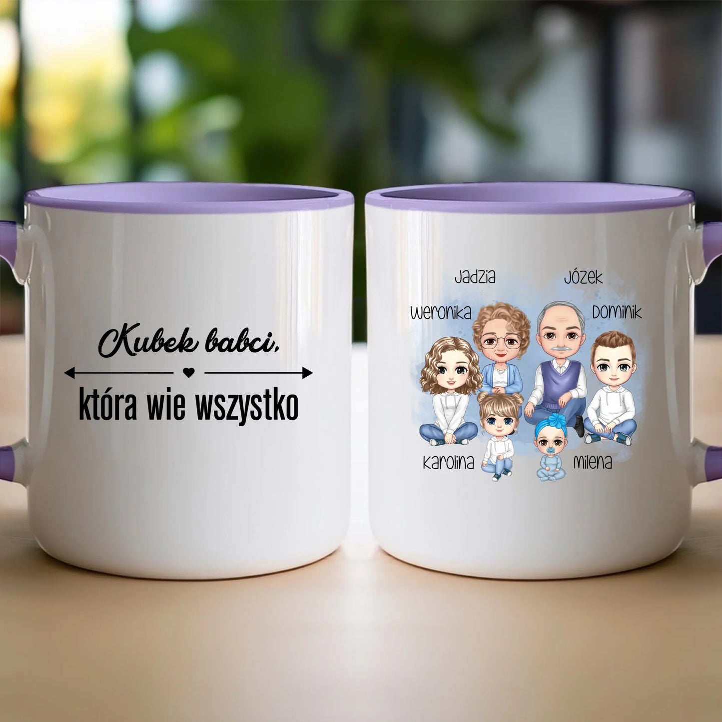 Kubek personalizowany dla babci i dziadka #604