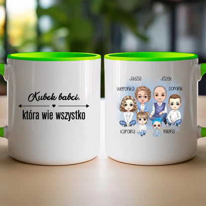 Kubek personalizowany dla babci i dziadka #604