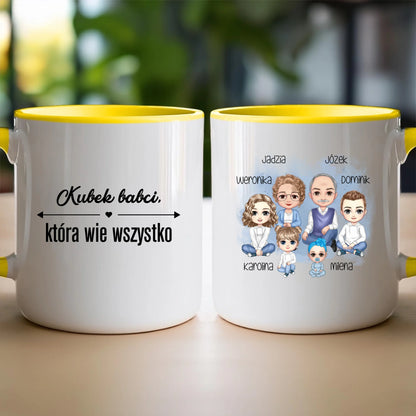 Kubek personalizowany dla babci i dziadka #604