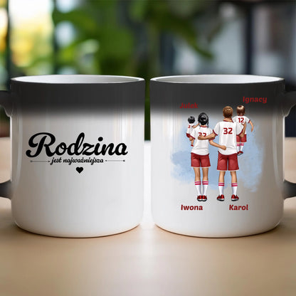 Kubek personalizowany dla rodziny piłkarzy #816