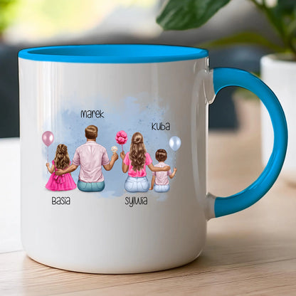 Kubek personalizowana dla rodziny #815