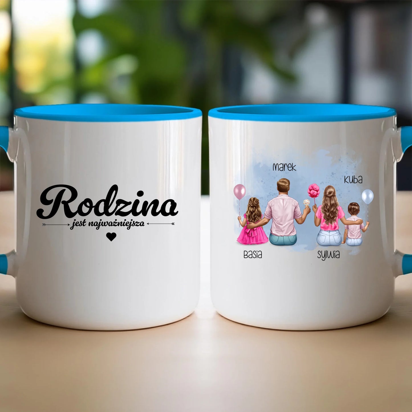 Kubek personalizowana dla rodziny #815