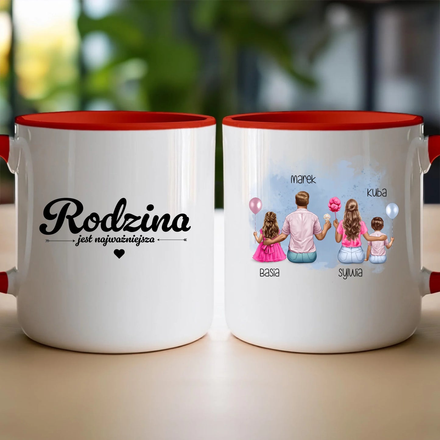 Kubek personalizowana dla rodziny #815